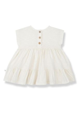 Ivory cotton Antonella dress 1+IN THE FAMILY KIDS | ANTONELLAIVORY